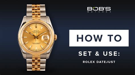 how to change date on rolex batman|how to set a rolex watch.